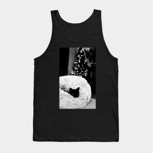 Black Cat Christmas Tank Top